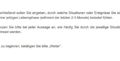 DSI Differential Stress Inventory